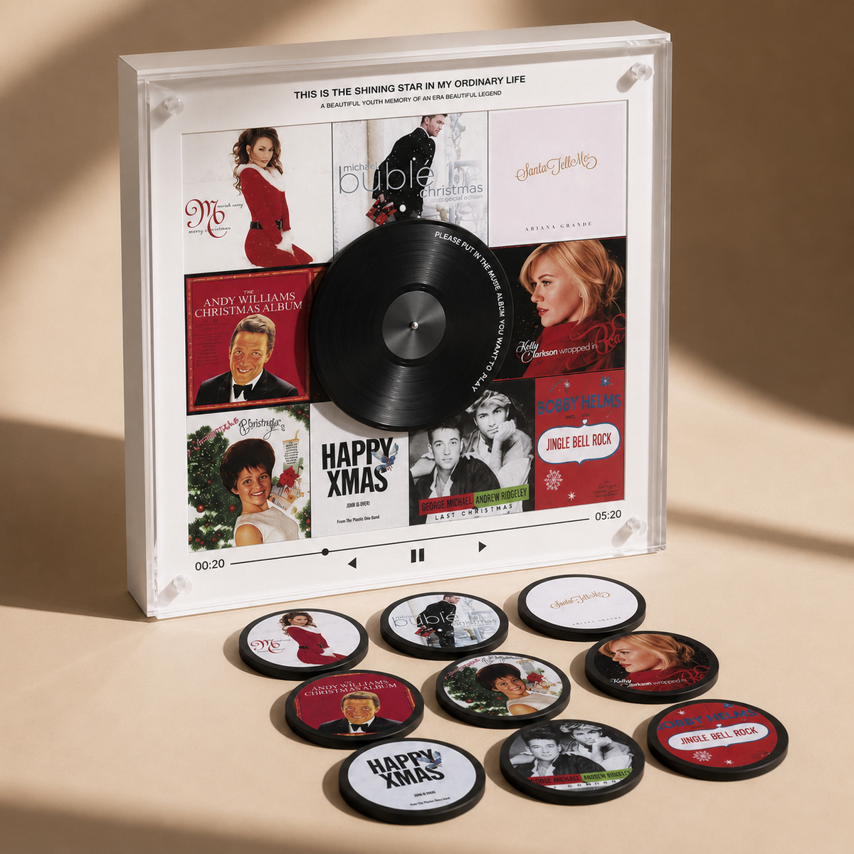 Cozy Christmas Vinyl Player