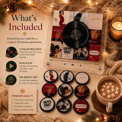 Cozy Christmas Vinyl Player